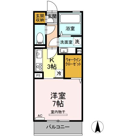 マーレ（嘉島）（207） 間取り図画像