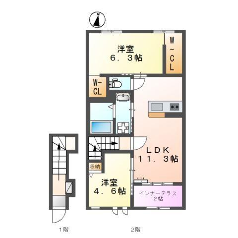 センチュリーハイツⅡ 間取り図画像