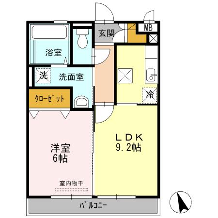 メゾン木棉葉（103） 間取り図画像