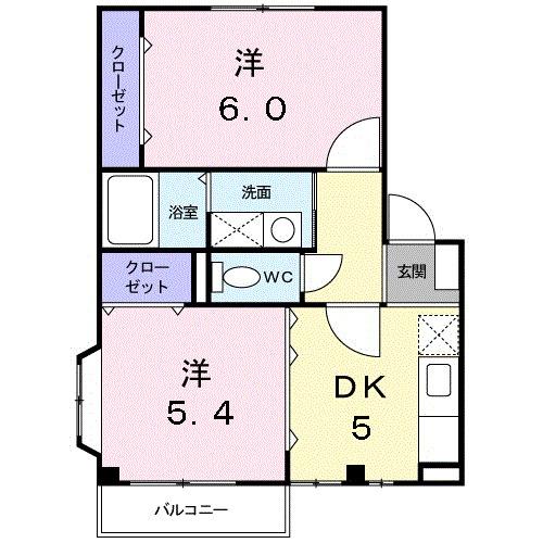ラブニール（202） 間取り図画像
