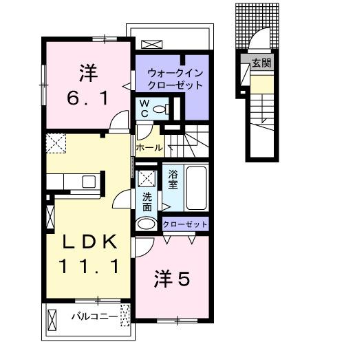 ＷｏｏｄｙⅢ（202） 間取り図画像