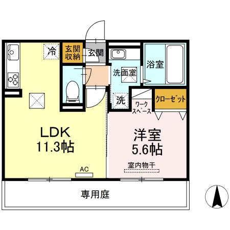 モン・エトワール（102） 間取り図画像