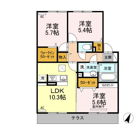  間取り図写真
