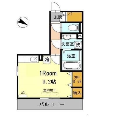 パレス丹波　参番館（206） 間取り図画像