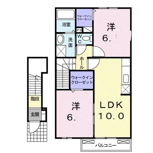 シャン　バティールＤ（202） 間取り図画像