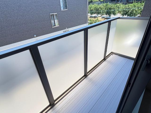 熊本市西区谷尾崎町テラスハウス バルコニー