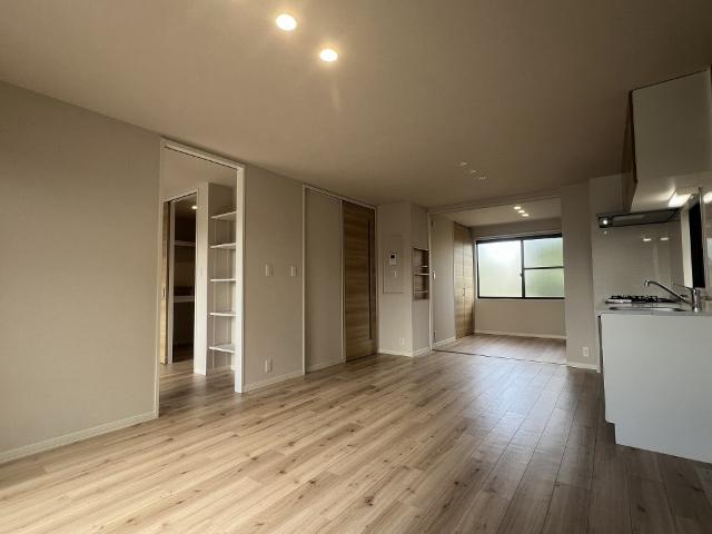熊本市南区平田アパート リビング