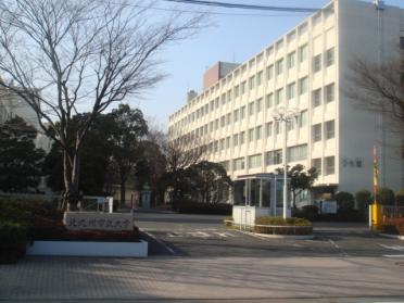 北九州市立大学：734m