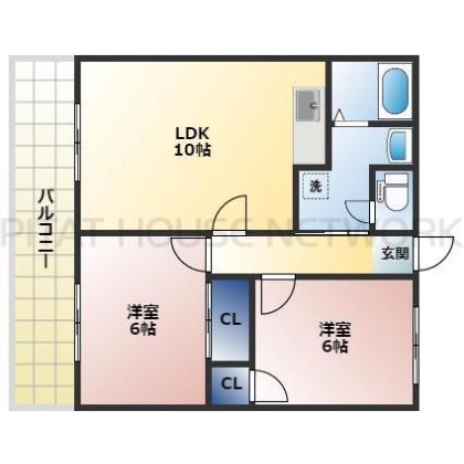 間取りは反転タイプになります。