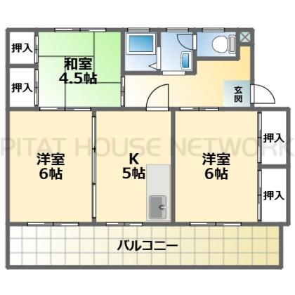 間取りは反転タイプになります。