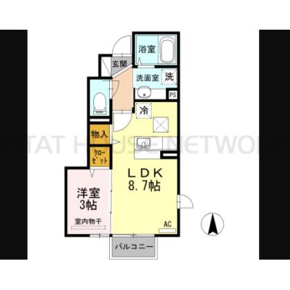 間取りは反転タイプになります。
