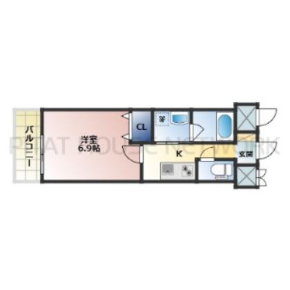 間取りは反転タイプになります。
