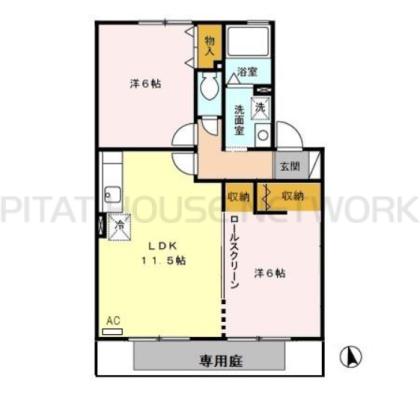 間取りは反転タイプになります。