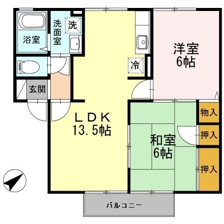 フロンティアＳ・Ⅱ（202） 間取り図画像