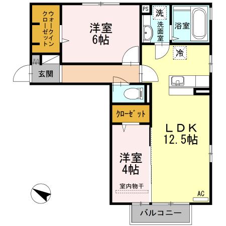 Casa Felice　　Ｃ棟（201） 間取り図画像