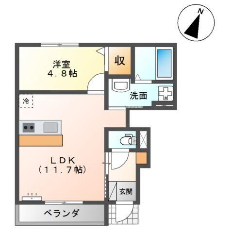 Ｓｋｙ　ＳＯＡＲＥＲ  ２ 間取り図画像