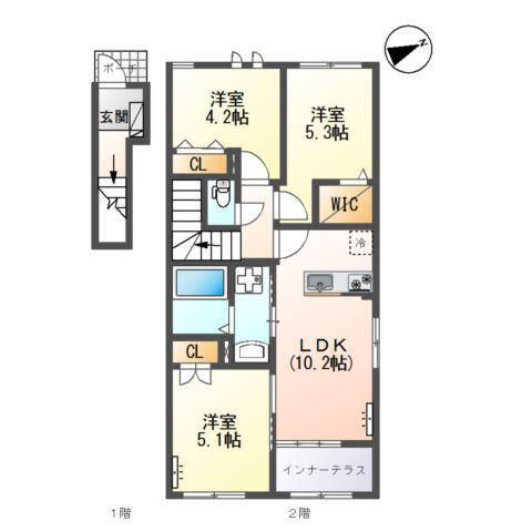 ファミールＳ 間取り図画像