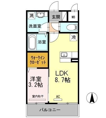 ラ・フィーエ上曽根（202） 間取り図画像