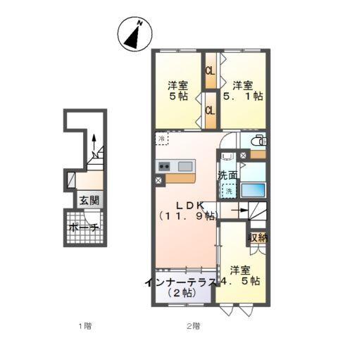  間取り図写真
