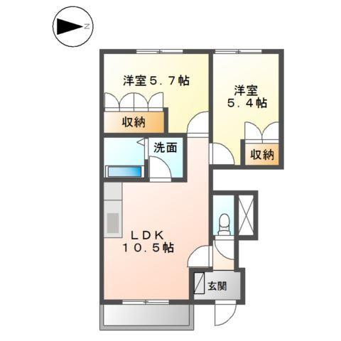 グリーン・キャッスルⅡ 間取り図画像