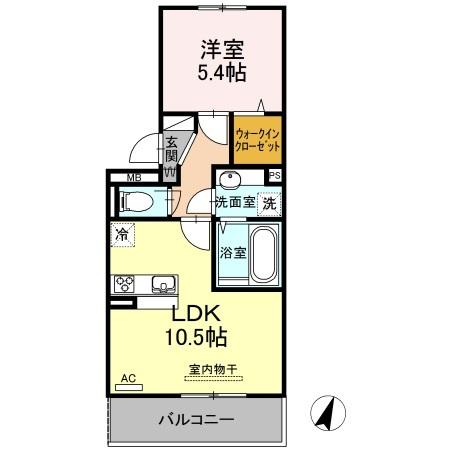 Central Park三ヶ森（301） 間取り図画像