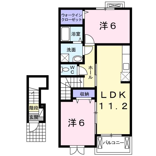 ファミール　メゾン（203） 間取り図画像