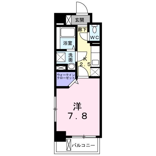 ロータス青山２（607） 間取り図画像