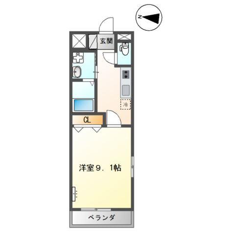 Ｃｒｅｃｉａ　Ｍ 間取り図画像