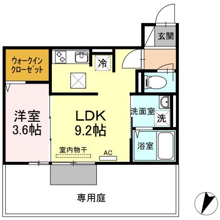 グランメゾン城野（103） 間取り図画像