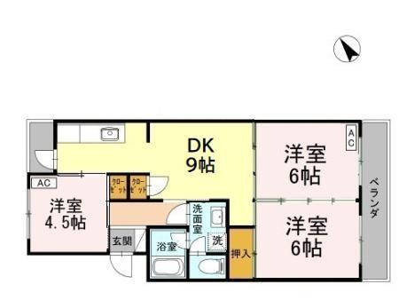 プレジデントタカヤ（303） 間取り図画像