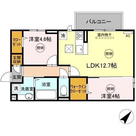D-ROOM南方（101） 間取り図画像