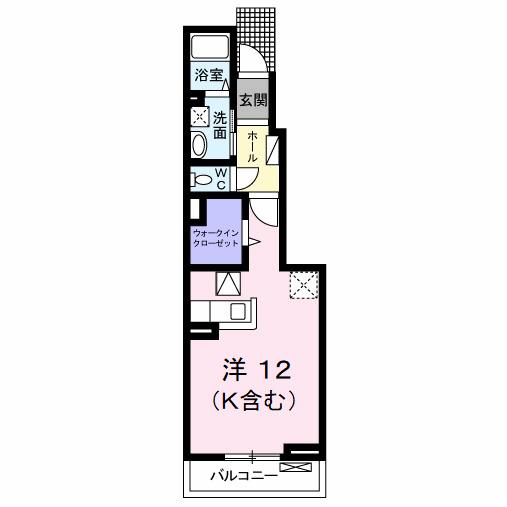 フレッシュリーＢ（107） 間取り図画像