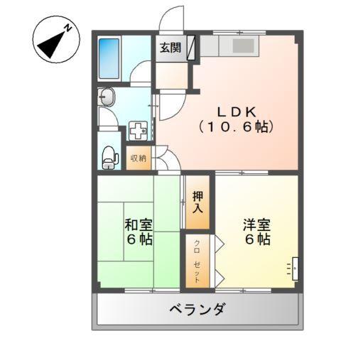 ユーハイム広徳 間取り図画像