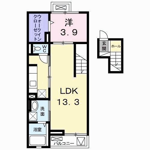 ワイツー・アパートメント（401） 間取り図画像