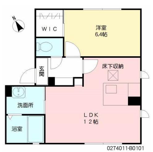 間取りは反転タイプになります。
