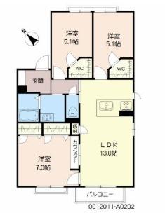 間取図(平面図)