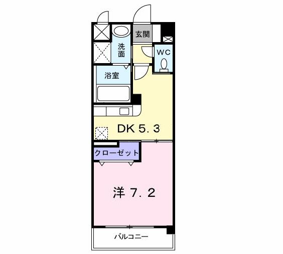 ハミングバード上吉田（406） 間取り図画像