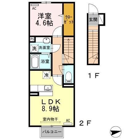 グレーシア南八千代（202） 間取り図画像