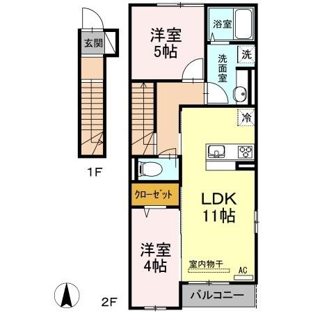 G-style（201） 間取り図画像
