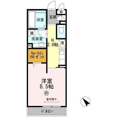 ドゥ　リヴェール（302） 間取り図画像