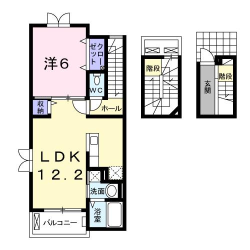 メゾン・ド・エスポワールＡ（303） 間取り図画像