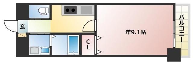 間取りは反転タイプになります。