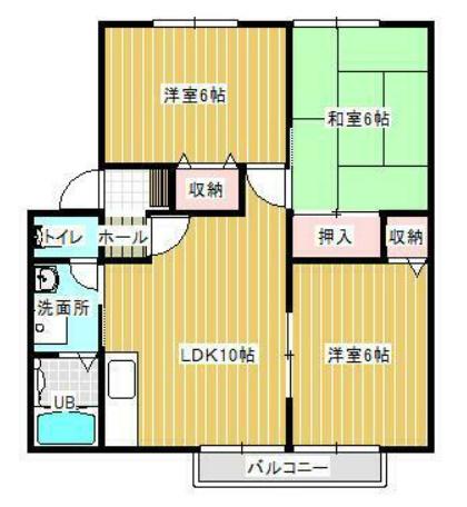 間取りは反転しております。
