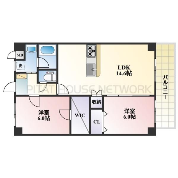 ※間取りは反転タイプになります。