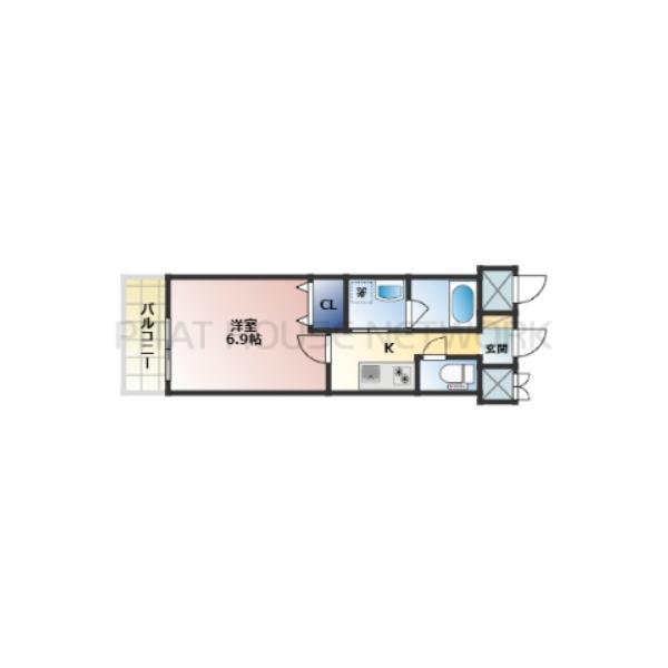 間取りは反転タイプになります。