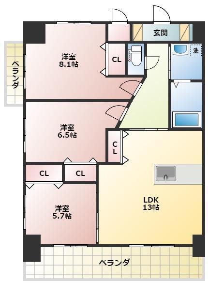 間取図(平面図)