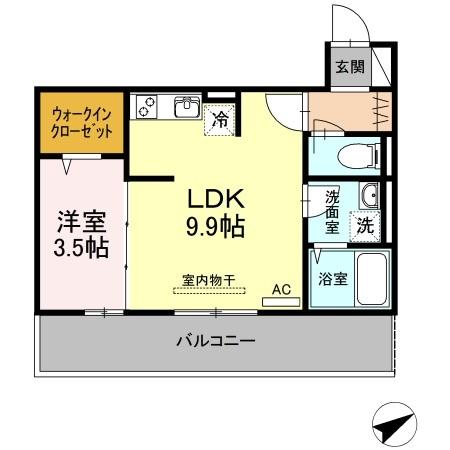門司コートヤード（303） 間取り図画像