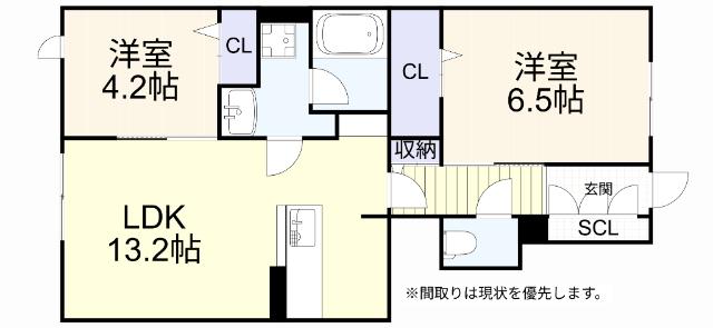 シャーメゾン向山公園（103） 間取り図画像