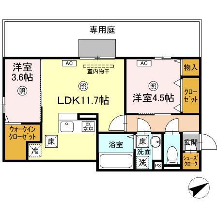  間取り図写真