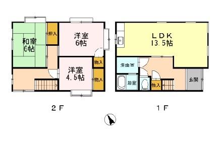  間取り図写真